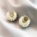 Brinco de Pérolas Revella Joias 